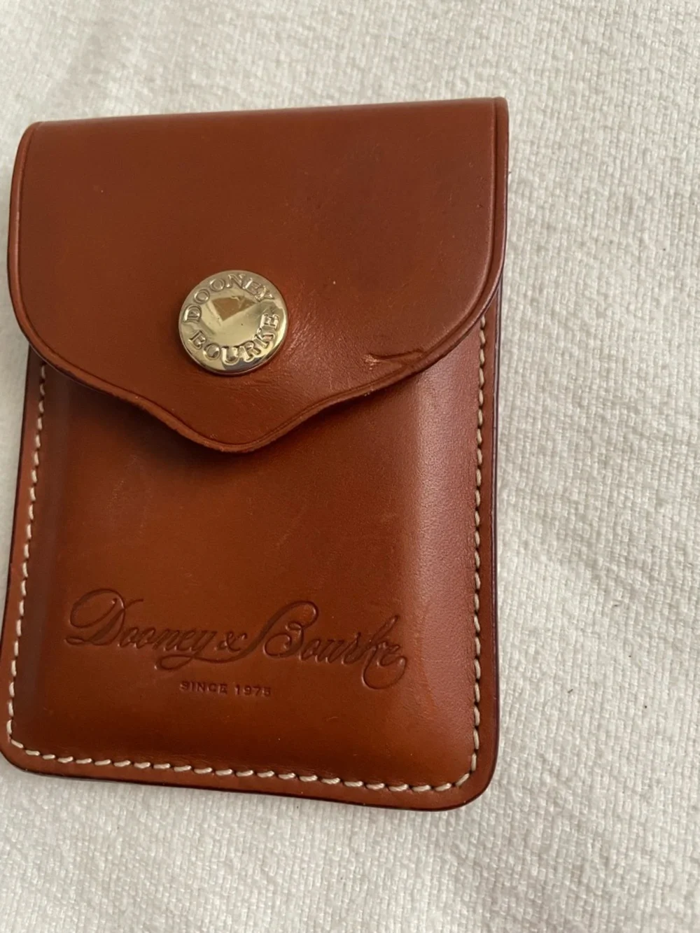 Vintage Dooney & Bourke Chestnut Brown Card Holder - Picture 3 of 7